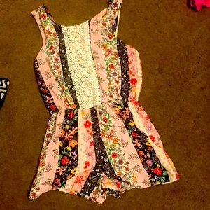 multi colored romper